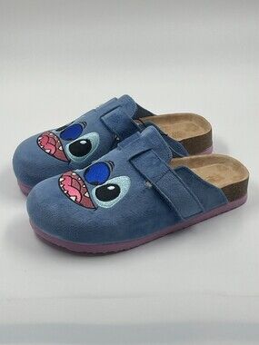 Disney Stitch Ground Up Clogs Women's Size 6 Blue Purple Sandal Shoes New with T